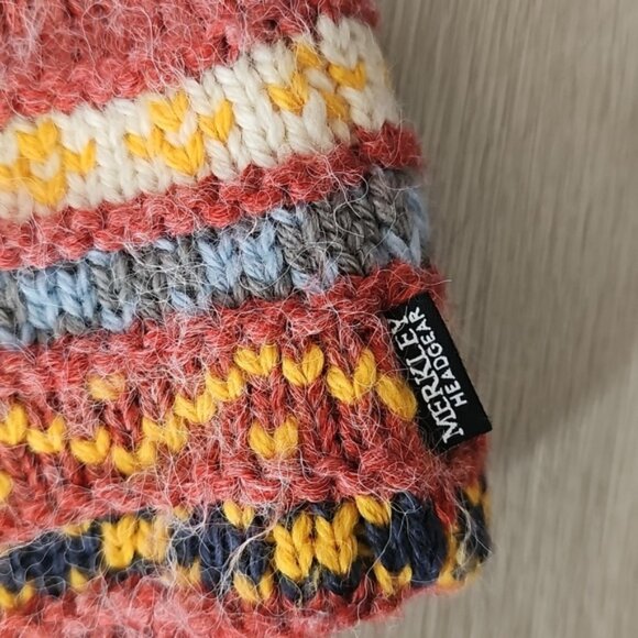 Vintage 🇨🇦 Merkley Wool Blend Ear Flap Toque - Picture 10 of 15